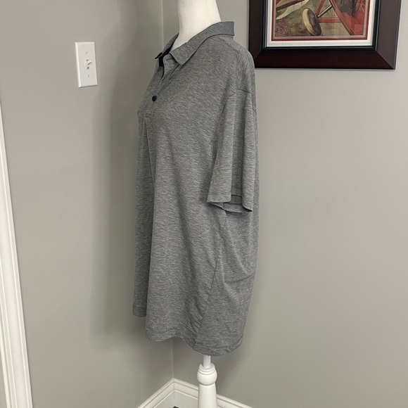 Lululemon athletica Evolution Polo XXL Shirt gray mens - Picture 2 of 6